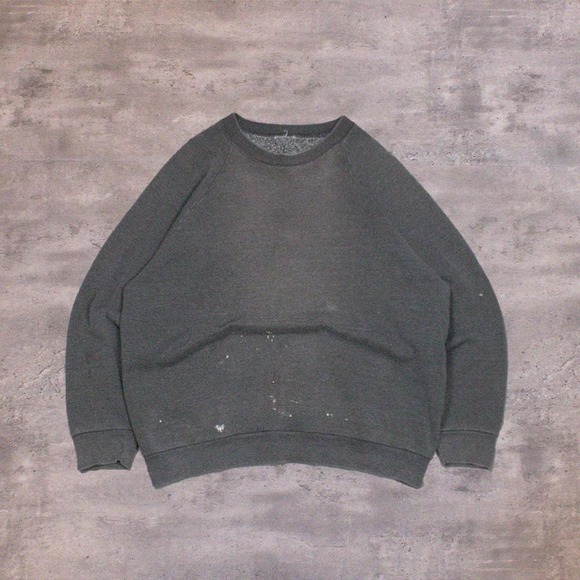 Other - Vintage VTG 1990s 90s Faded Grey Crewneck Sweatshirt Blank Faded Grey